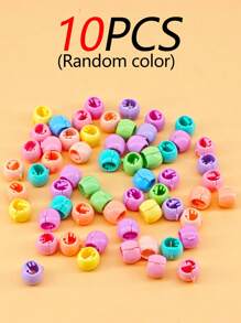 100/50/10 Stück (zufällige Farbe) neue farbenfrohe perlenbesetzte Haarclips, süße Mini-Klemmen, tägliche Haarstyling-Clips, Pony & Seitenhaar-Clips, Haarzubehör, flache Krallenklemmen, Clips für Haare, Haarspangen, Haarschlaufen
