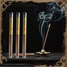120/80pcs Aromatherapy Incense Sticks With Incense Holder Gift Box, Convenient Indoor Fragrance, Holiday Indoor Decor, Yoga & Meditation, Air Purifier, Suitable For Holidays, Birthday Parties, Christmas Decoration