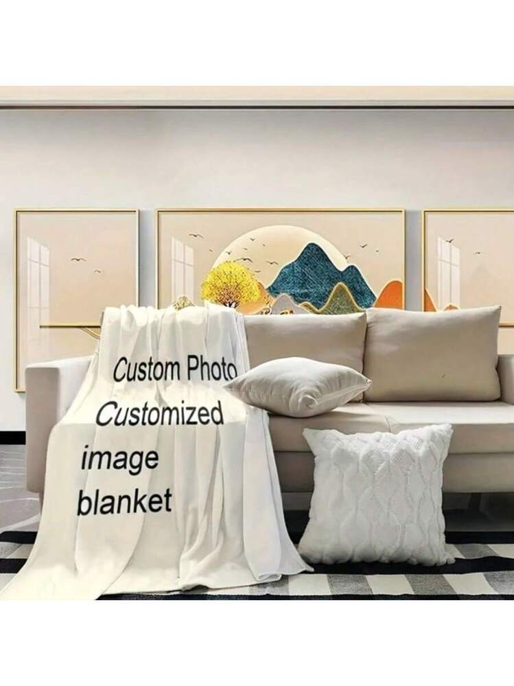 Coperta Personalizzata In Flanella 130x150cm - Morbida Plaid Con Testo Per Regali Di Natale E Compleanni - 5