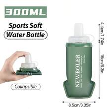 NEWBOLER 300ml/500ml TPU戶外運動水壺 可折疊軟水袋 跑步露營登山單車健身飲水瓶 - 彩色 - 查看 16