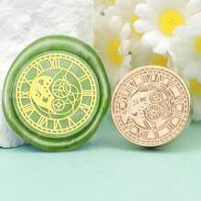 CYFUN DESIGN 1 PC Minimalist Floral Series Wax Seal Stamps 25mm Solid Brass Engraved Fire Lacquer Stamp Heads NO Handle For Decorating Notebook Gifts And Greeting Cards (Lilies, Spring Branches, Flower Bushes, Chimes Patterns) Back To School,Back To School,School Supplies