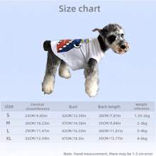1pc Pet Summer Sleeveless Top, Cartoon Dog/Cat Print Cool Pet Shirt, Lightweight & Breathable, Suitable For Miniature Schnauzers, Poodles, Bichons, Maine Coons, Toygers Etc, Fashionable Pet Clothing