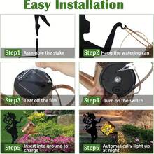 Outdoor Solar Water Kettle Light, Solar Water Bottle Light With String Light - Hanging Flower Lamp Decoration Light, Solar Waterfall Light, Suitable For Courtyard Paths, Home Terrace Decoration, Holiday Gifts