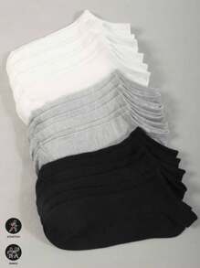 [Cantidad] pares de calcetines unisex cómodos, suaves, transpirables y antibacterianos con forro de punto - Regalo del Día de la Madre, adecuados para mujeres y hombres, transpirables, resistentes al olor, elásticos y suaves, en unicolor de moda, adecuados para primavera, verano, otoño e invierno, para uso casual, diario y actividades de yoga