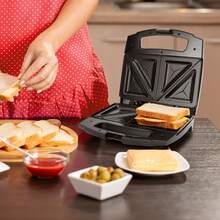 Aigostar 800W 2-Slice Sandwich Toastie Maker – The Ultimate Kitchen Companion - 英規插(220-240V) - 查看 7