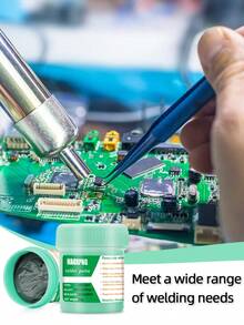 HAOXPNG 30g/50g Sn64.5Bi35Ag0.3 Solder Paste, Medium Temperature Lead-Free Solder Paste For Mobile Phone Repair, SMT Soldering