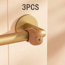 3 件套门把手墙壁保护器、硅胶门保险杠、门把手垫、卧室和前门门挡