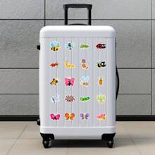 50 pezzi Adesivi sticker in vinile con grafica di insetti e animali, adatti per scrapbooking, diari, computer portatile, paraurti, skateboard, borracce, computer, telefono, cartoni animati, caschi, auto