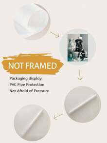 1pc Fun Black Labrador Bathroom Chaos Frameless Wall Art , Perfect For Home, Bedroom, Living Room, Bathroom, Office, Cafe- Unique Animal Mural Art, Home Decor First Choice, Funny Gift For Family And Friends - Multicolor - View 7