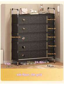 1 pieza de nuevo Gabinete para zapatos de gran tamaño a prueba de polvo, organizador de entrada de montaje, estantería de zapatos de varios niveles simple para casa de alquiler, dormitorio - Multicolor - Ver 10