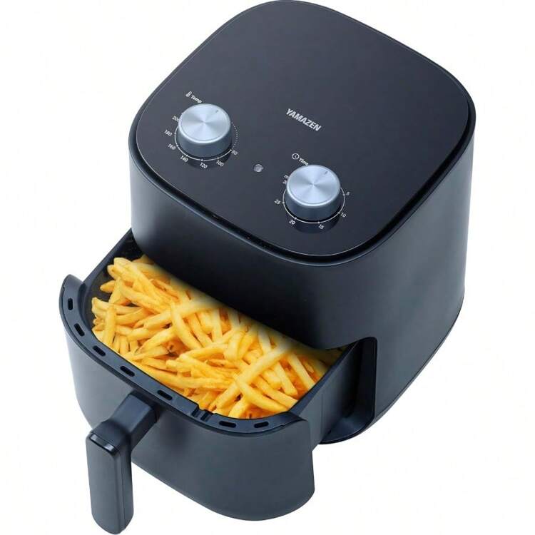 山善] ノンフライヤー 4.5L 大容量 電気フライヤー ノンオイル