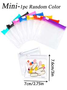 便携式药包，可爱迷你急救包，医疗应急收纳袋，适合居家、户外、露营、徒步旅行、野外生存旅行，多种颜色和尺寸可选，返校旅行必备 - 彩色 - 查看 11