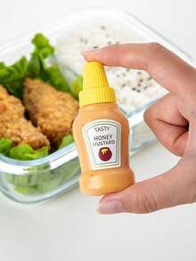 4PCS Condiment Squeeze Bottles, Ketchup Bottle, Salad Dressing Bottle, Mustard Bottle, Soy Sauce Bottle, Reusable Leakproof Portable, Kitchen Cooking, BBQ Seasoning, Picnic Essential, Camping Supplies, Food Lovers, Kitchen Storage, Practical Gadgets, Sauce Bottles, Condiment Dispenser, Dipping Sauce Bottle, Mini Condiment Bottles, Easy To Squeeze, Easy To Carry. - Multicolor - View 8