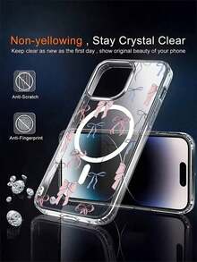 Funda para teléfono (1 unidad) Nueva funda rígida magnética de lujo para phone 16, 15 Pro, 14, 13, 12, 11 Pro, X y S22/S22 Plus/S22 Ultra/S23/S23 Plus/S23 Ultra/S24/S24 Plus/S24 Ultra - transparente - Ver 3
