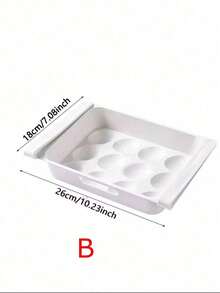 1pc Portable Egg Storage Box, For Easter Day, Egg Storage Trays - White - View 13