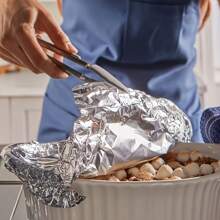 1 Roll Of Heavy-Duty Aluminum Foil, 20 Meters (66.9 Inches) - Durable, Non-Stick Baking, Grilling And Oven-Use Aluminum Foil, Suitable For Holiday Cooking And Baking, Food-Contact Material, Essential For Holiday Cooking | Heavy-Duty Aluminum Foil | Non-Stick Surface, Aluminum Foil Roll