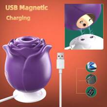 1pc Sex Toys Vibrator For Women Rose Sucking Vibrator Clitoral Nipple Stimulator With Suctions,G-Spot Dildo Vibrators Rose Sucker,Personal Massager For Women Female Couples Adult Sex Toy Games,Anal Sex Toy Clitoral Nipple Licker For Woman Man Couples