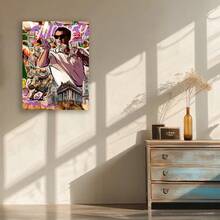 Framed Wolf Of Wall Street Inspiration Canvas Wall Art, Leonardo DiCaprio Motivational Poster, XXL Stock Market Picture For Home Decor, Framed, Motivation Wall Picture, Canvas Motivational Pictures, 2D, Perfect For Room Decor - Framed - View 5