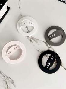 1 قطعة حامل خاتم مغناطيسي دائري من السيليكون السائل ، متوافق مع أجهزة متعددة ، حامل مائل عالمي ، تصميم بسيط مضاد للسقوط متوافق مع آيفون و أندرويد ، هدية لعيد الميلاد ، العائلة ، الأصدقاء ، حامل الهاتف ، قبضة الهاتف ، اكسسوارات الهاتف