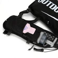 Running Vest Backpack Phone Holder , Reflective Vest For Men And Women,Lightweight Running Hydration Vest Phone Pouch, Durable Running Cycling Camel Hydration Backpack(Without Bladder)