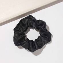 6 pièces/8 pièces Chouchous classiques noir, blanc, marron Chouchous chics pour chignons Accessoires Élastiques à cheveux simples pour queue de cheval Élastiques à cheveux extensibles pour tous les jours