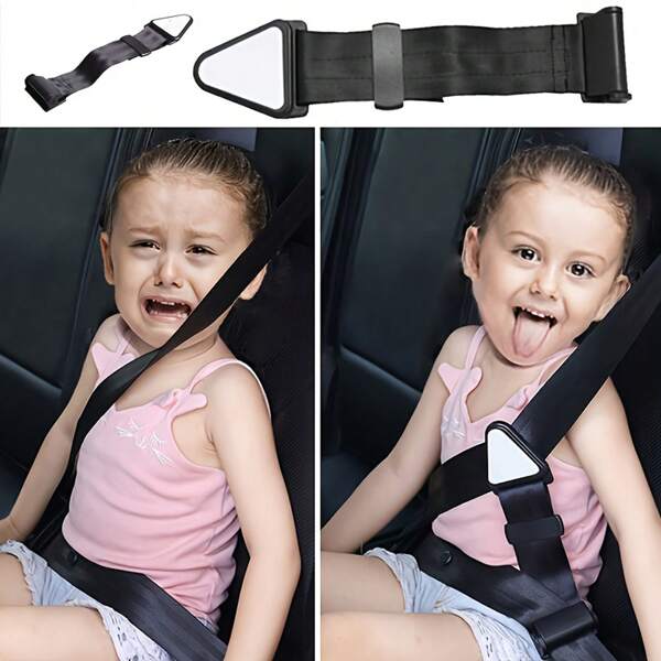 Verstellbare Autokindersicherheit Geschirr, Anti-Scheuern Gurtband mit Nackenschutz, leicht zu benutzende Polyester Sicherheitseinschränkung für Kinder