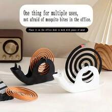 1 Tấm Chống Bắn Nước, Chất Liệu PC, Tấm Đậy Tàn Thuốc Lá Chống Muỗi Thời Trang, Hình Ốc Sên Ba Chiều, Cạnh Vuông Chống Bỏng, Lớp Phủ Chống Nấm Mốc, Bảo Quản Tăm Chống Muỗi/Chống Bụi Bồ Hôi Chức Năng Kép - Nhiều màu - Xem 6