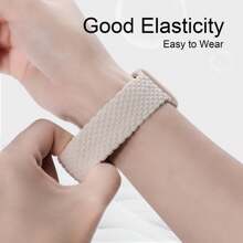 Bande de montre compatible avec boucle solo élastique tressée 38 mm 40 mm 41 mm 42 mm 44 mm 45 mm 46 mm 49 mm pour femmes et hommes, bracelet en nylon élastique Starlight compatible avec Ultra 2 Série 10 9 8 7 6 SE 5 4 3 2 1 comme cadeau pour les étudiants retournant à l'école
