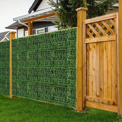 Gr8 Garden 3M Artificial Hedge Ivy Leaf Garden Fence Wall Privacy Balcony Screening Trellis