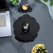 2pcs Cloud Shaped Wrist Rest Mouse Pad - Ergonomic Desk Computer Office Gaming Home Mouse Wrist Pillow, PU Foam Soft Support To Relieve Pain, Suitable For Home Office Computer