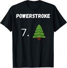 7.3 Powerstroke Obs F350 F250 F150 Lightweight Cotton T-Shirt, Small, Black - Black - View 1