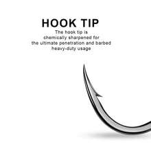 50 szt. antykorozyjnych haczyków wędkarskich do całorocznego jiggingu z unikalną główką hurtowo 2#/4#/6#/8#/10#/12#/14#/16# - Jasnoszary - Zobacz 5