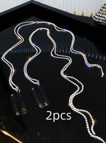 1-8 Stücke Mode lang Quasten Kette Haarschmuck Kopfkette geflochten, Haarspangen, Clips für Haare, Haarspange, Haarklammern