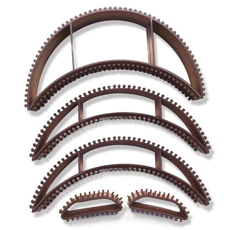 5 Pc Bump It Hair Accessory - Bump It Up Headband & Clips Volumevalentine's Day NHNR - Brown - View 8