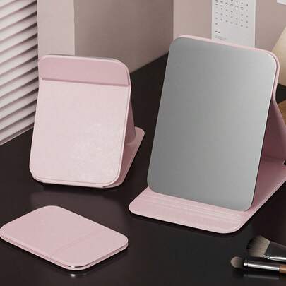 1 chiếc gương trang điểm công chúa gấp gọn, di động, độ phân giải cao, thích hợp cho ký túc xá sinh viên, cũng có thể dùng làm gương trang điểm trong phòng khách, phòng ngủ và phòng tắm, trang trí nhà cửa, phụ kiện du lịch, quà cưới, quà sinh nhật cho nam giới, mẹ, cha, bạn thân và giáo viên, quà năm mới, quà tặng, đồ dùng du lịch, đồ giá rẻ, vật dụng cần thiết khi đi du lịch.