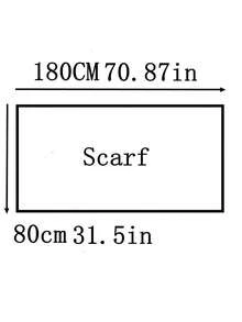 1 Khăn choàng thời trang dành cho nữ, khăn choàng/khăn choàng in họa tiết màu nước và vân đá cẩm thạch theo phong cách Bohemian, thoáng khí để mặc hàng ngày, thích hợp mặc vào mùa xuân/hè - màu xanh lá - Xem 4