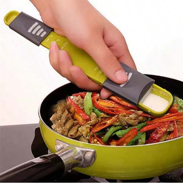 Creative Multi-Functional Measuring Spoon For Baking Kitchen, Adjustable With Scale, Weight, Coffee Flour Spoon, Salt Control, Milk Powder Measuring Instrument