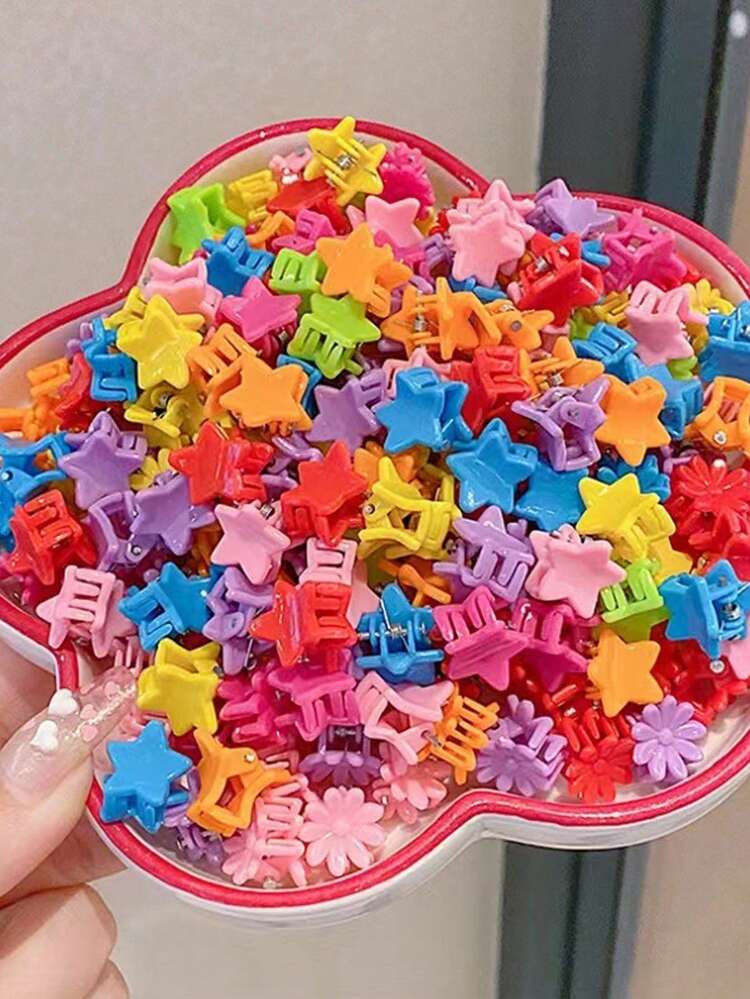 50 piezas Pasadores de pelo para adolescentes, Pasadores mini para niñas y adolescentes que no dañarán su cabello. Nuevos pasadores de pelo de princesa para adolescentes, Accesorios de pasadores lindos - Multicolor - Añade 4