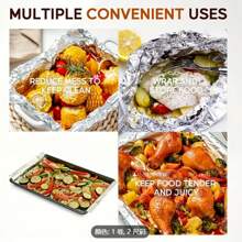 1 Roll Of Heavy-Duty Aluminum Foil, 20 Meters (66.9 Inches) - Durable, Non-Stick Baking, Grilling And Oven-Use Aluminum Foil, Suitable For Holiday Cooking And Baking, Food-Contact Material, Essential For Holiday Cooking | Heavy-Duty Aluminum Foil | Non-Stick Surface, Aluminum Foil Roll