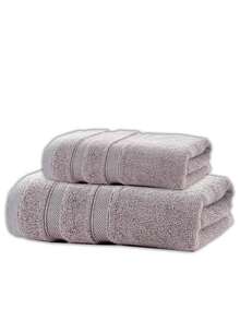 1 Peça Toalha de Rosto/Banho de Fibra de Bambu Macia e Absorvente, , Secagem Rápida, Adequada para Adultos, Homens e Mulheres, Toalhas de Banho para Uso Doméstico, Salão de Beleza, Hotel, Esportes, Essenciais Domésticos, Cuidados com a Pele - Multicolorido - Visão 8