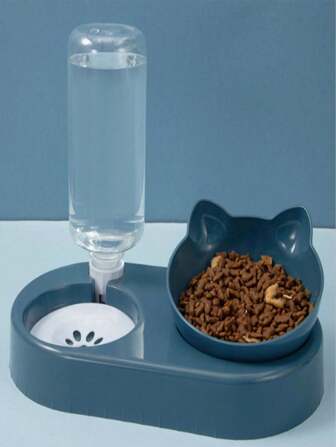 2件套宠物猫/狗食物和水喂食器