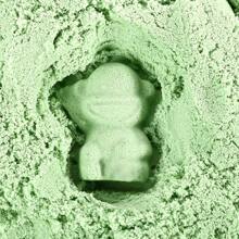 500g Green Magic Sand For Children, Safe Indoor Playing Sand, Non-Sticky