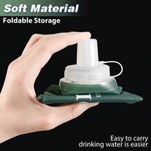 NEWBOLER 300ml/500ml TPU戶外運動水壺 可折疊軟水袋 跑步露營登山單車健身飲水瓶 - 彩色 - 查看 5
