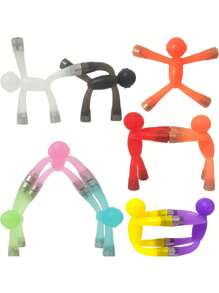 Creative Magnetic Wall Climbing Rubber Stick Figure Man Toy With Strong Magnet, Refrigerator Magnets