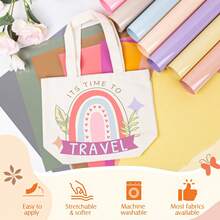 15 片热转印乙烯基片材，12 英寸 X 10 英寸中性色调奶油色、棕色、米色乙烯基捆绑，15 种颜色熨烫乙烯基，易于 DIY T 恤 - 混合色 - 查看 5