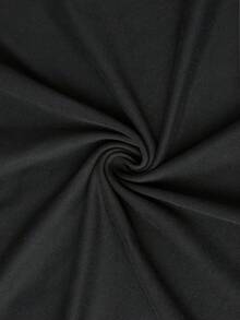 200g Pure Cotton T-Shirt 2025 Summer Ladies New Short Sleeve Pure Cotton Holiday Pattern Short Sleeve Round Neck Couple Wear Small Shirt Tops - 黑色 - 查看 5