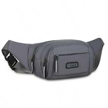 New Pure Canvas Fit Waistpack Mobile Waistpack Men's Sports Outdoor Leisure Running Anti Theft Ultra Thin Invisible.-Zmt