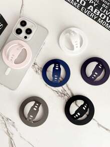 1 قطعة حامل خاتم مغناطيسي دائري من السيليكون السائل ، متوافق مع أجهزة متعددة ، حامل مائل عالمي ، تصميم بسيط مضاد للسقوط متوافق مع آيفون و أندرويد ، هدية لعيد الميلاد ، العائلة ، الأصدقاء ، حامل الهاتف ، قبضة الهاتف ، اكسسوارات الهاتف