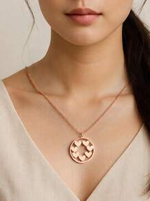 Customized Multi-Name Necklace Heart-Shaped Couple Necklace, Minimalist Style Personalized Necklace With Multiple Names Of Family Members, Stainless Steel DIY Name Necklace Student Teacher Back To School Season Jewelry