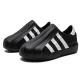 Adidas Originals AdiFOM SUPERSTAR Casual Sneakers, Lightweight & Comfortable, HQ8752 - Black/white - View 3